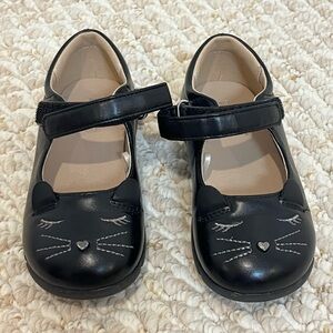 Black Cat Face Mary Jane Shoes from the Children’s Place